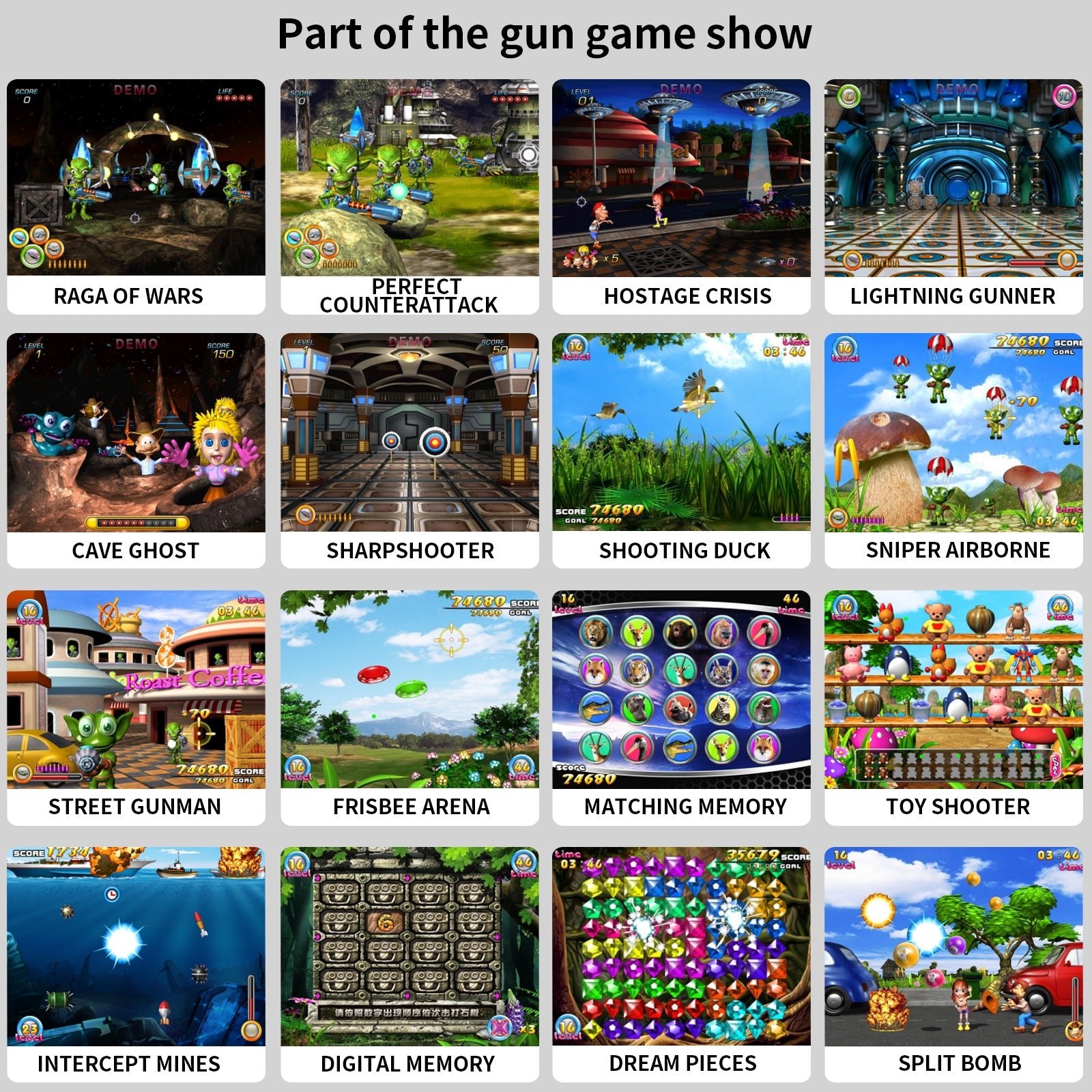 Damcoola - Shooting AR Game Gun & Game Console with 900+ Games - Damcoola