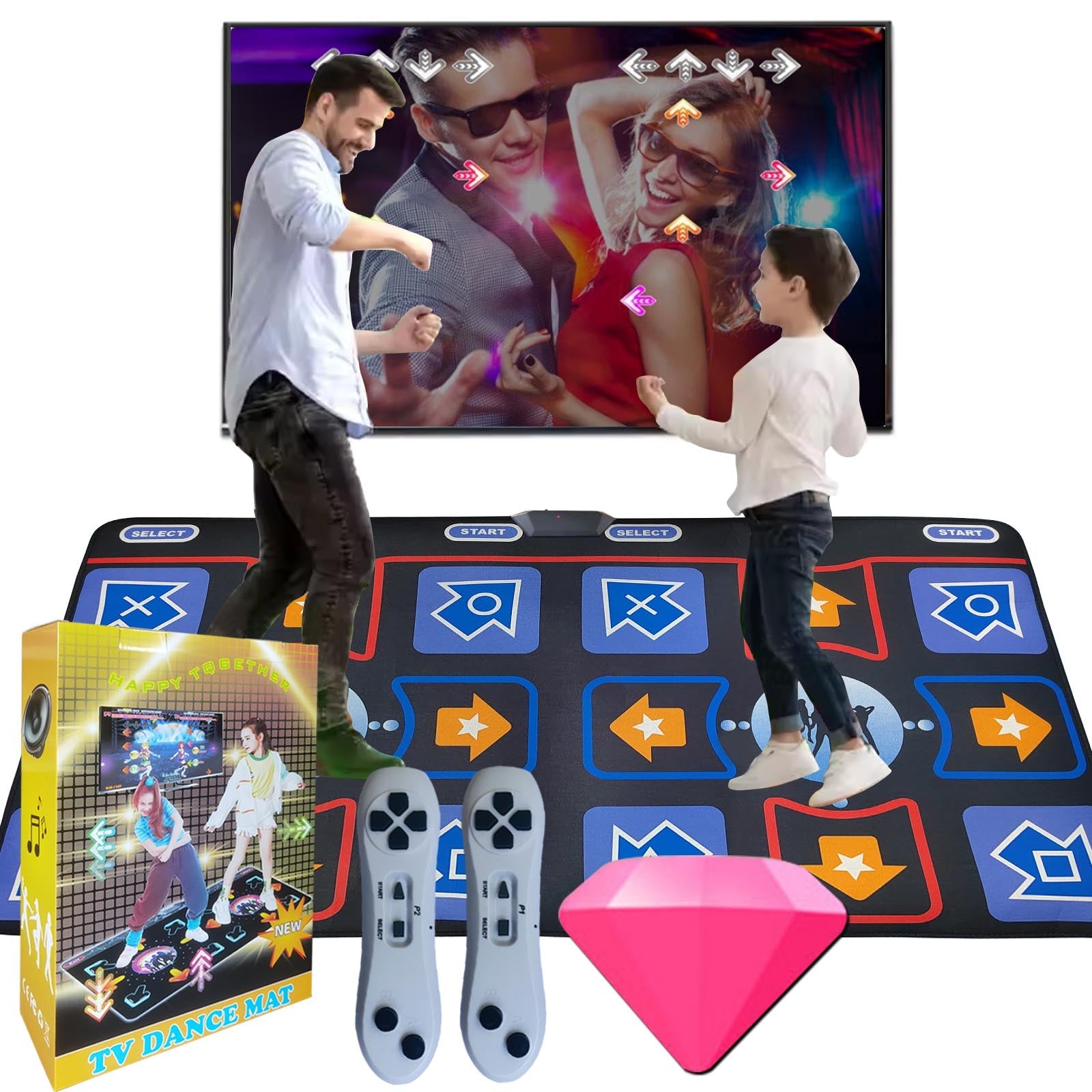 Dance Mat for Kids and Adults - Damcoola