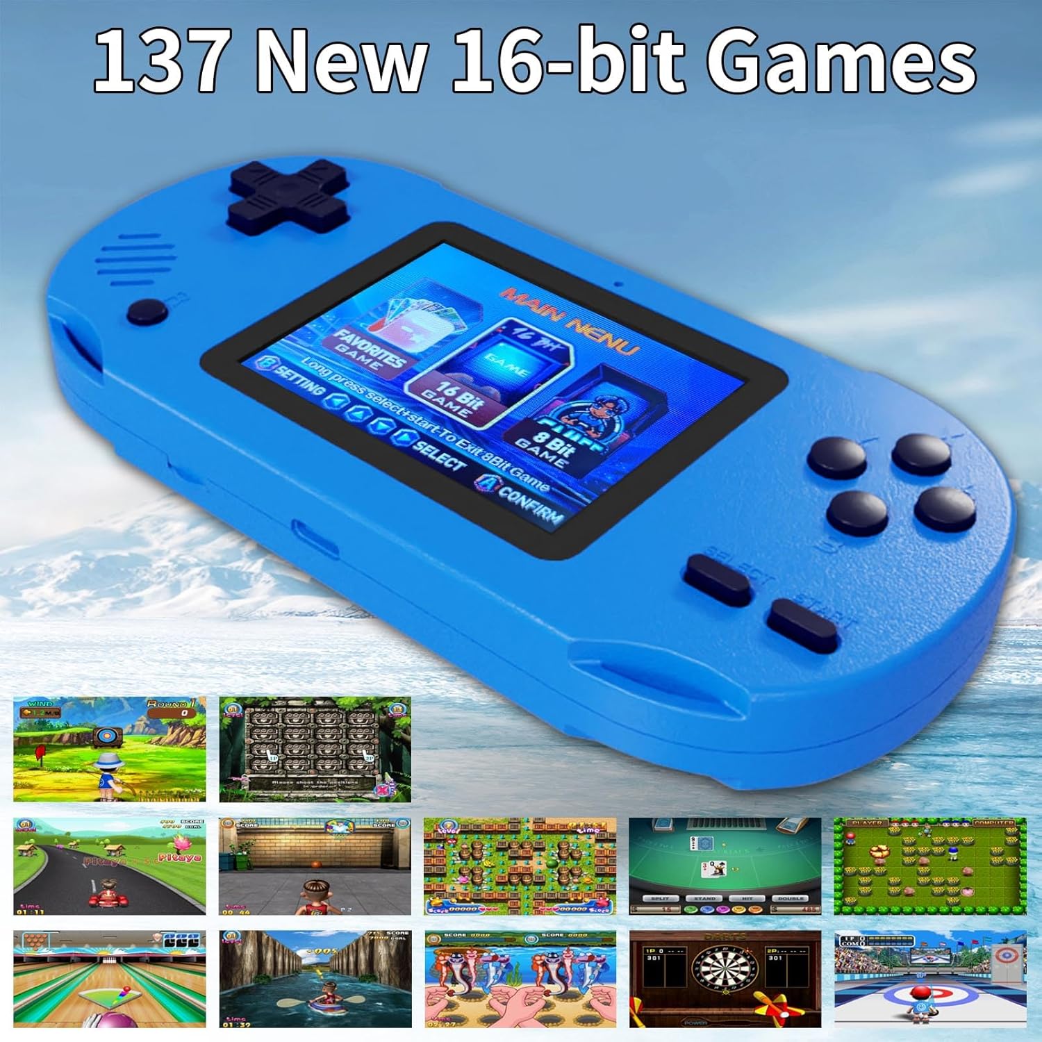 Handheld Game Console - 300 Games - Damcoola