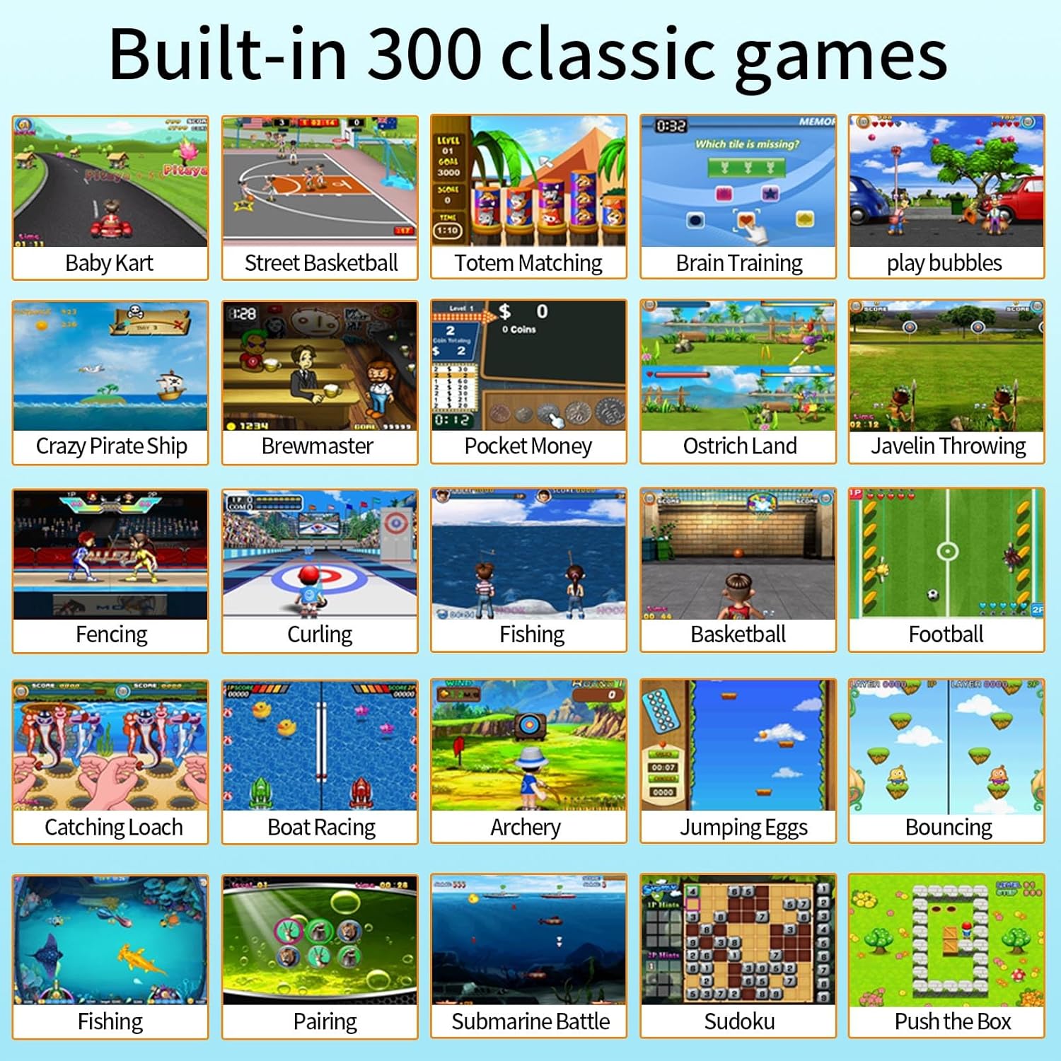 Handheld Game Console - 300 Games - Damcoola