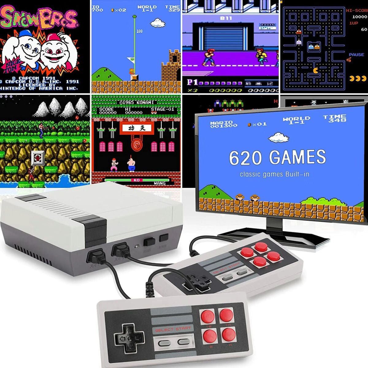 Nintendo NES Game System with Super Mario Bros - Damcoola